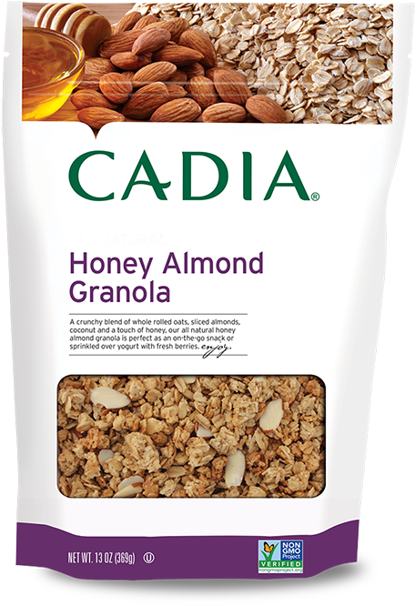 A Crunchy Blend Of Whole Rolled Oats, Sliced Almonds, - Cadia All Natural Gluten Free Vanilla Sandwich Cookies (700x700), Png Download