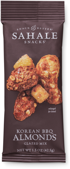 Grab & Go Korean Bbq Almonds Glazed Mix - Sahale Glazed Mix, Korean Bbq Almonds - 4 Oz (690x690), Png Download