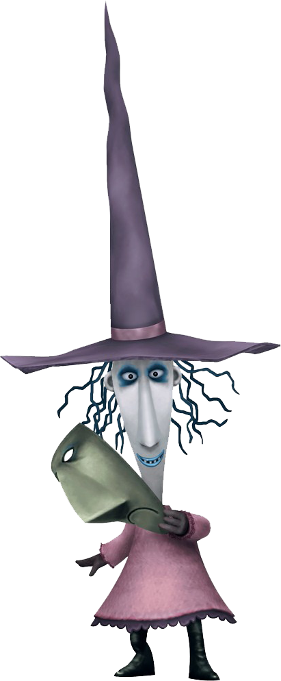 Shock Khii - Nightmare Before Christmas Characters Shock (411x994), Png Download
