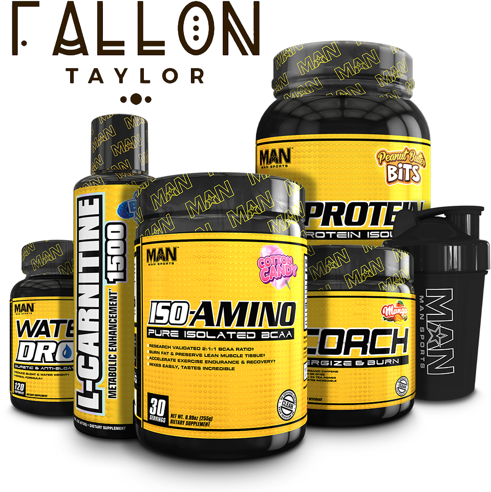 Fallon Taylor's Fat Burning Stack - Man Sports Iso-amino - 30 Servings Rainbow Sherbet (1000x1000), Png Download