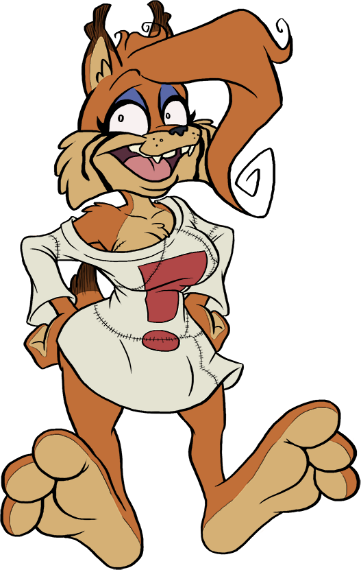 0 0 Bubsy - Bubsy Boobsy (527x831), Png Download