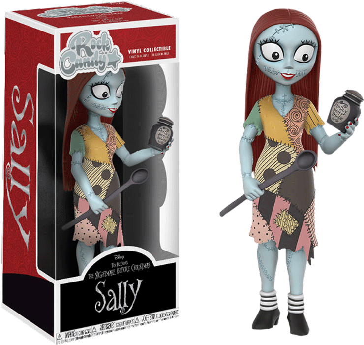 The Nightmare Before Christmas - Nightmare Before Christmas Sally Rock Candy Vinyl Figure (611x578), Png Download