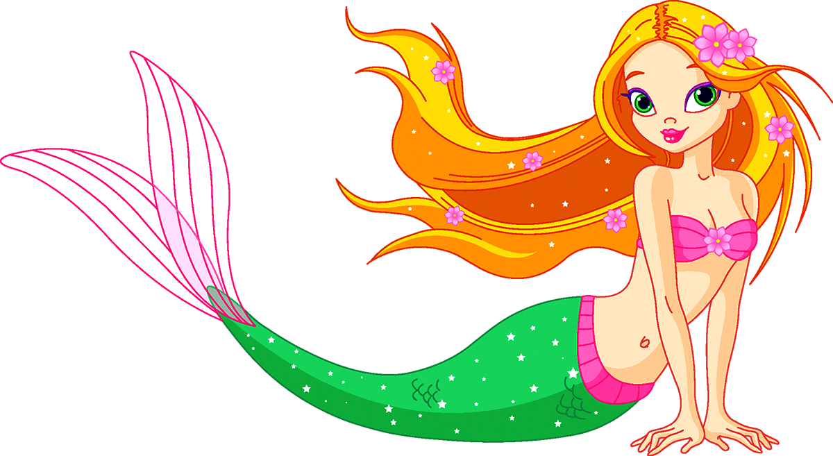Mermaid Clip Art - Imagenes De Sirenas Animadas (1200x657), Png Download