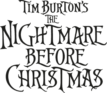 Logos For The Nightmare Before Christmas Logo - Nightmare Before Christmas Tipografia (374x323), Png Download