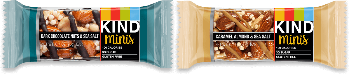 Dark Chocolate Nuts & Sea Salt Caramel Almond & Sea - Kind Dark Chocolate Nuts & Sea Salt (1334x564), Png Download