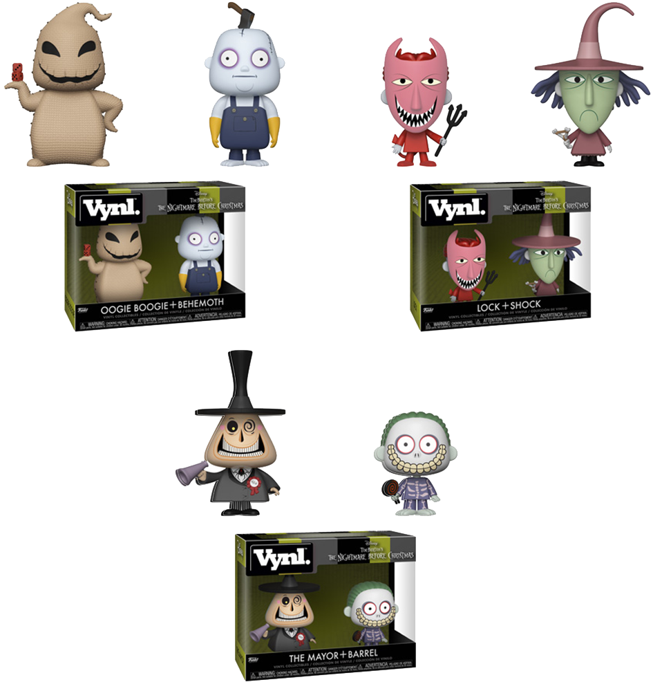The Nightmare Before Christmas Funko Vynl Complete - Nightmare Before Christmas Funko Vynl (960x1000), Png Download