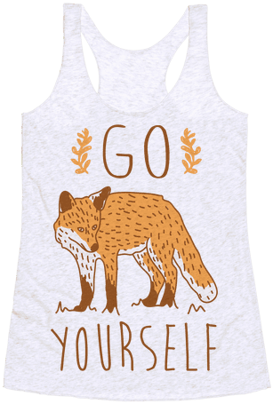 Go Fox Yourself Racerback Tank Top - Cats Harry Potter Tshirt (484x484), Png Download