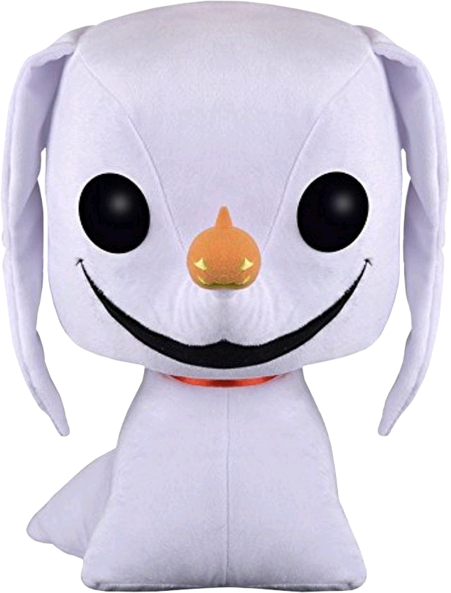 The Nightmare Before Christmas - Zero Nightmare Before Xmas Plush Toys (635x834), Png Download