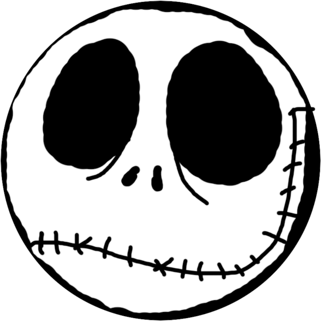 The Pumpkin King Jack Skellington Santa Claus - Jack Skellington Head Png (800x800), Png Download