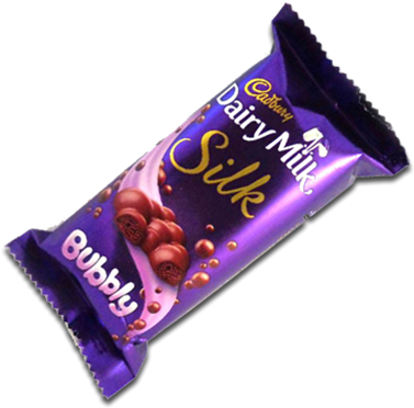 Picture Of Cadbury Dairy Milk Silk Bubbly - Chocolate Dairy Milk Silk Bubbly (560x560), Png Download