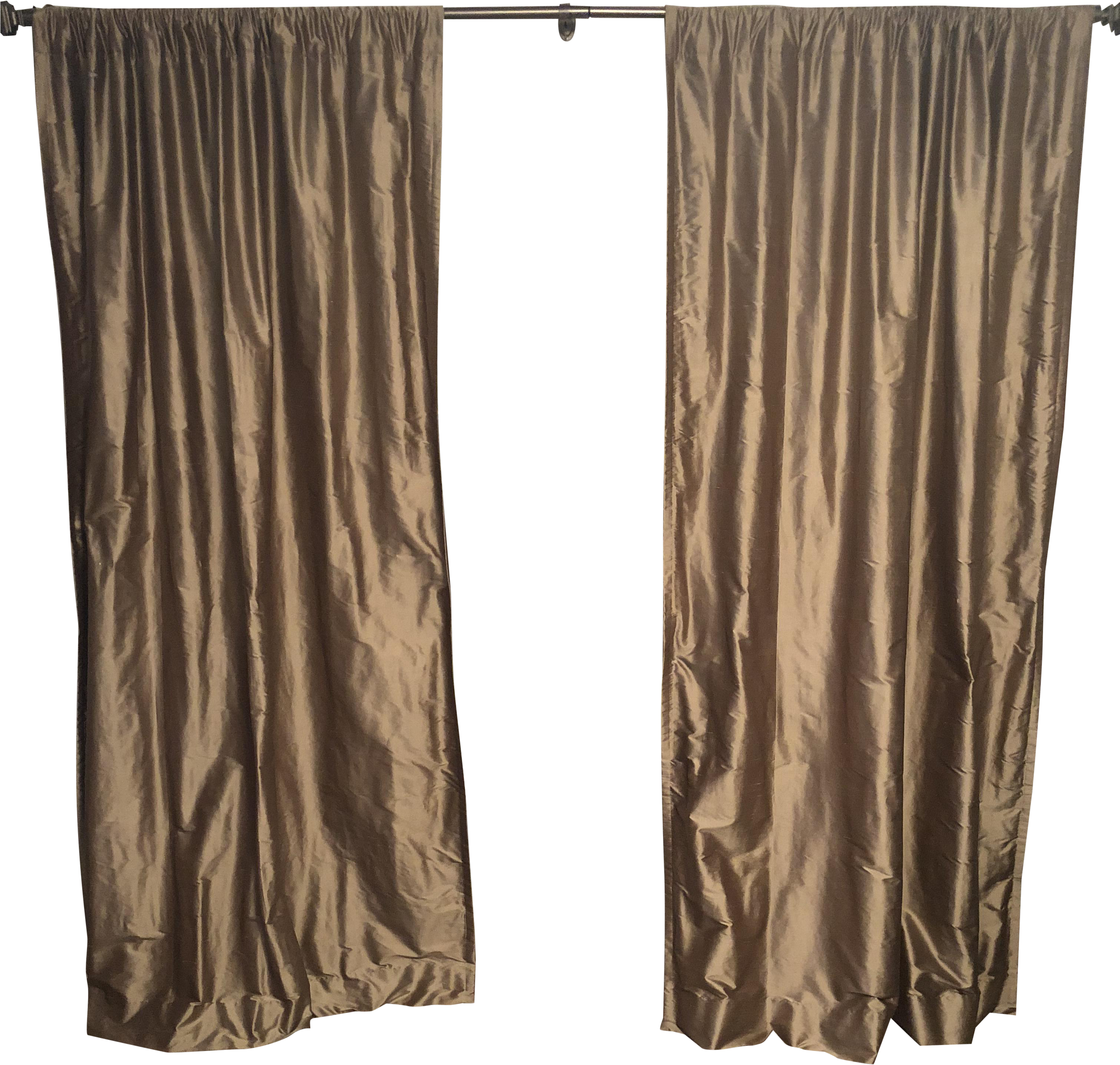 Silk Curtain Png Jpg Library - Dupioni (3024x3196), Png Download