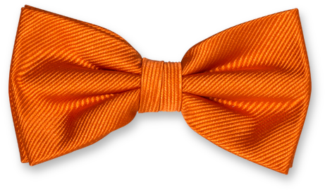 Dark Orange Bow Tie - Orange Bow Tie Png (524x524), Png Download