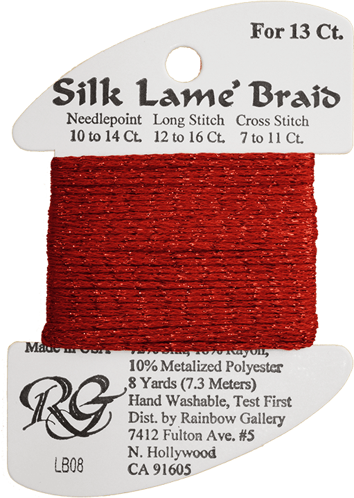 Needlepoint Silk Lame Braid Thread Lb-08 (720x720), Png Download