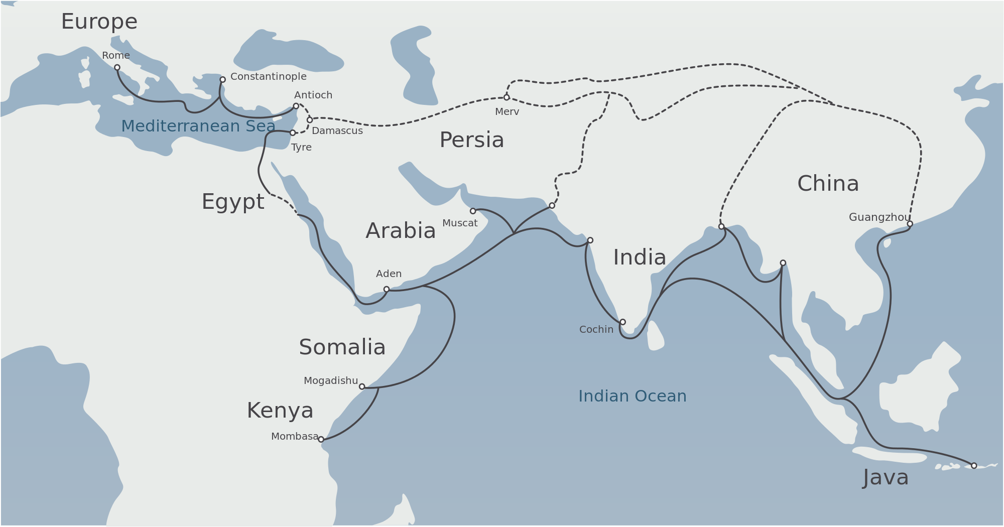 Open - China's Maritime Silk Route And Implications For India (2000x1299), Png Download