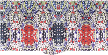 0182d Albertina Top Front Hudson Silk - Motif (366x564), Png Download