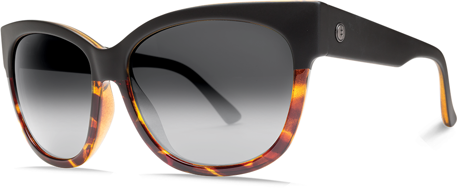 Electric Danger Cat Sunglasses Darkside Tort/ Ohm Black - Electric California Black Danger Cat Sunglasses (1000x500), Png Download