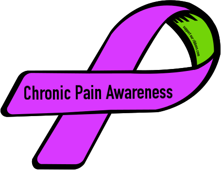 [an X] This Will Be The International Chronic Illness - Green Chronic Pain Awareness Ribbon (455x350), Png Download