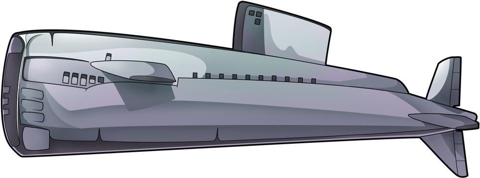 Image Black And White Download Collection Of High Quality - Submarine Attack Clipart (1000x505), Png Download