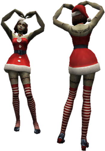 Santalight Model - Model (374x523), Png Download