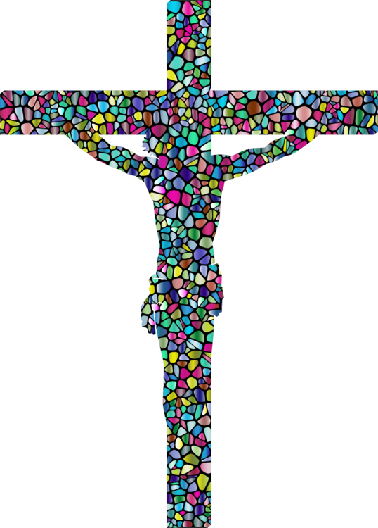 Christian Cross Drawing Computer Icons Crucifix - Christian Cross (538x750), Png Download