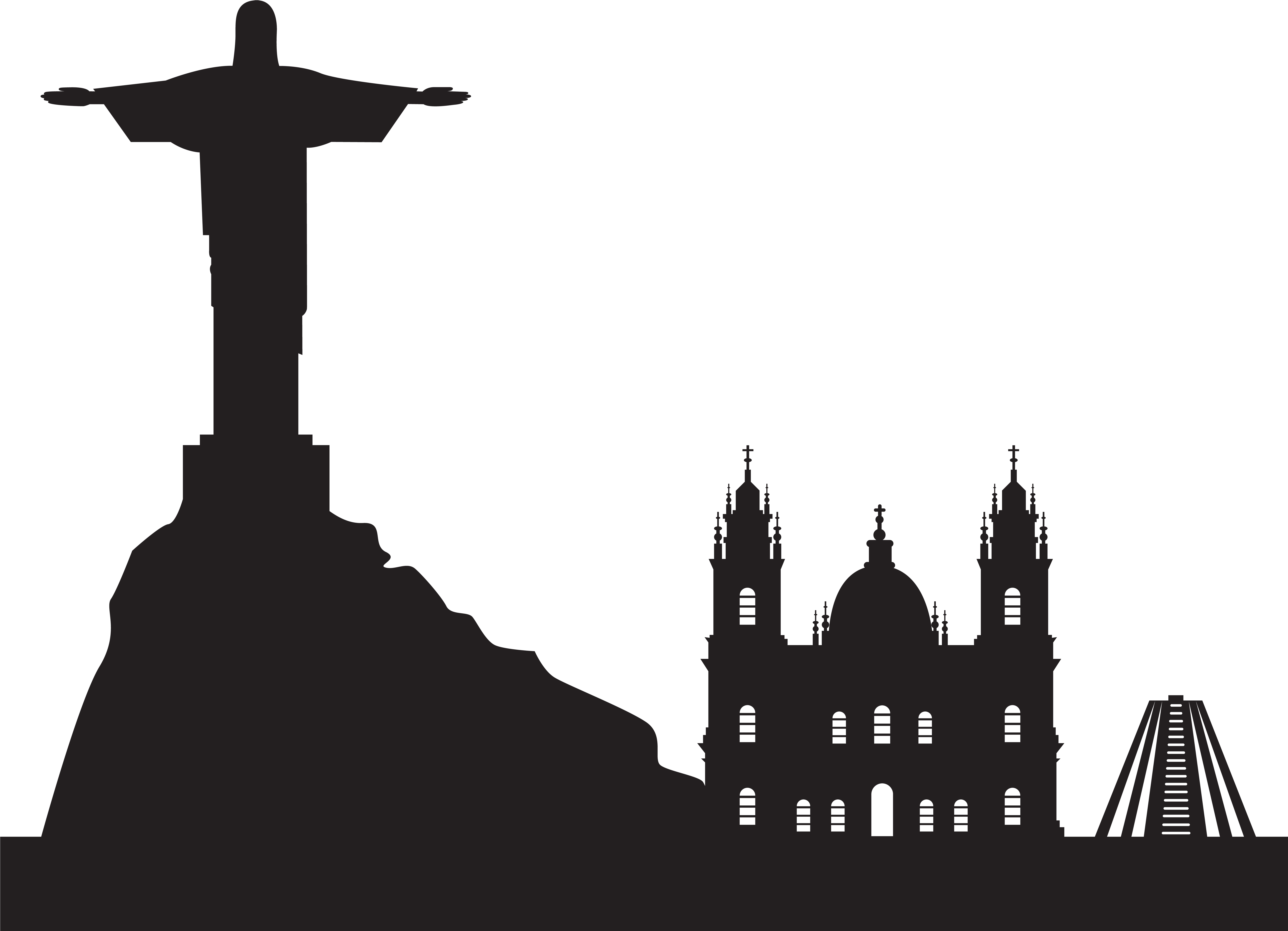 Brazil Silhouette (8000x5833), Png Download