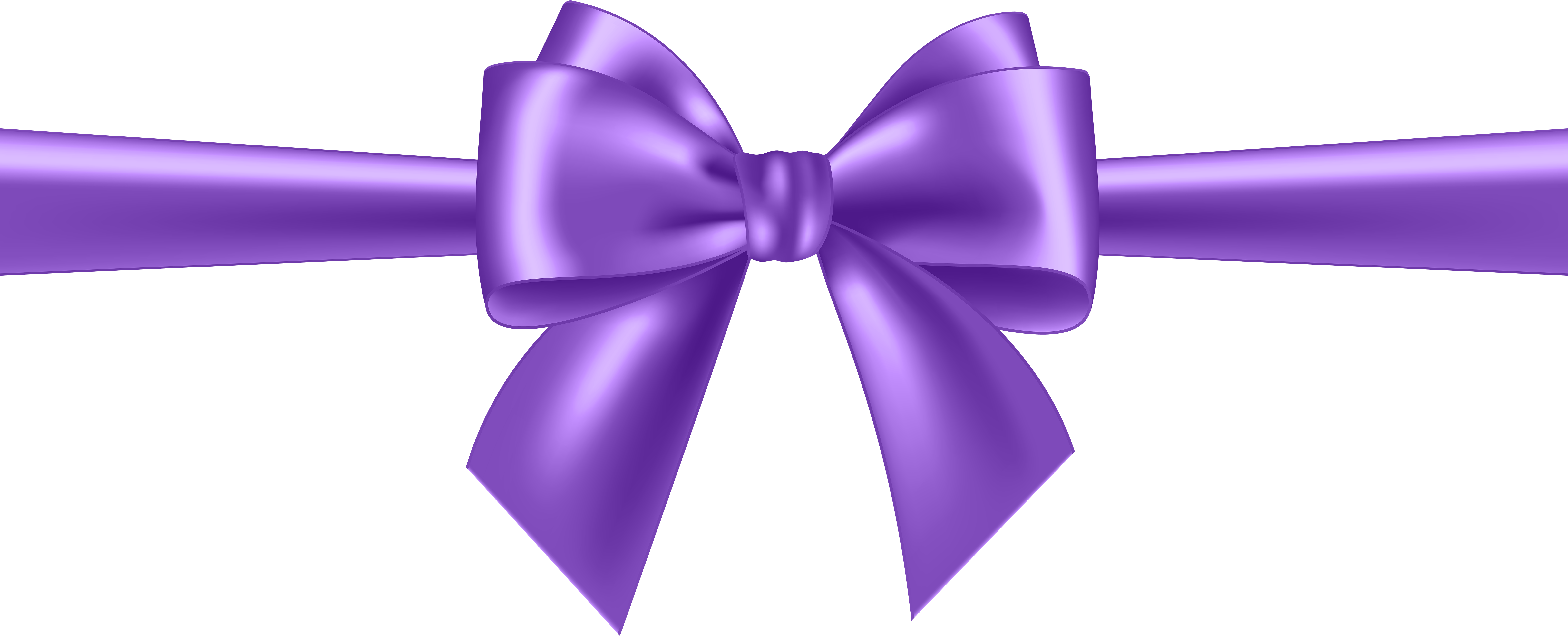 Green Bow Transparent (8000x3317), Png Download