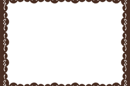 Gold Certificate Border Vector - Transparent Background Frames Png (450x300), Png Download