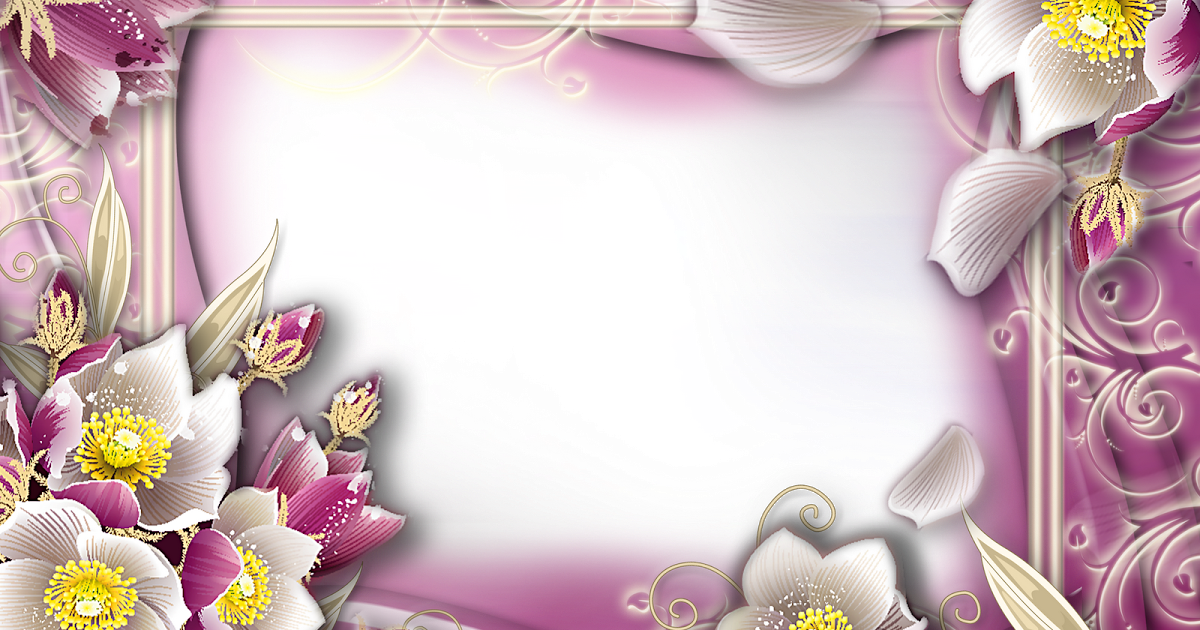 Http - //syedimranrocks - Blogspot - Com Toolbar Creator - Flower Frames For Photoshop (1200x630), Png Download