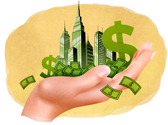 Art Print: Malchev's Cityscape Vertical, 30x30in. (350x252), Png Download