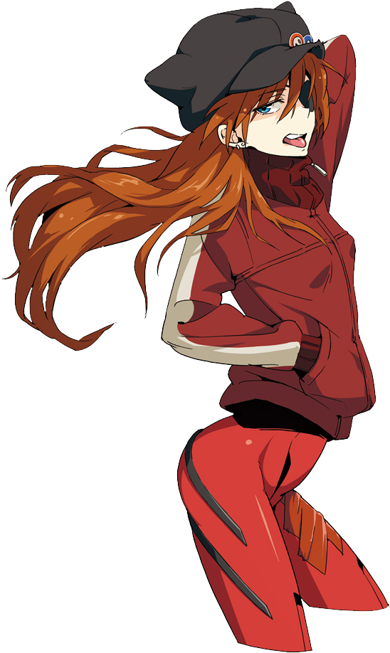 Asuka Eyepatch Png - Asuka Transparent Png (547x925), Png Download