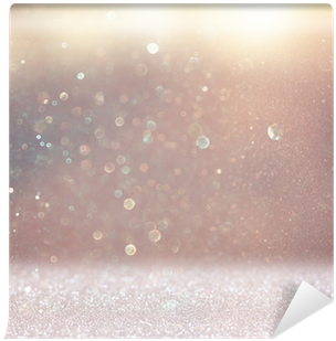 Abstract Photo Of Light Burst And Glitter Bokeh Lights - Wood (400x400), Png Download