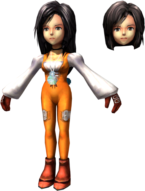 Ffix Garnet Pc Model - Ff9 Characters Garnet (498x650), Png Download