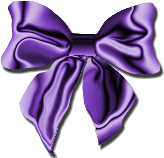 Purple Bow Png - Purple Bow No Background (640x640), Png Download