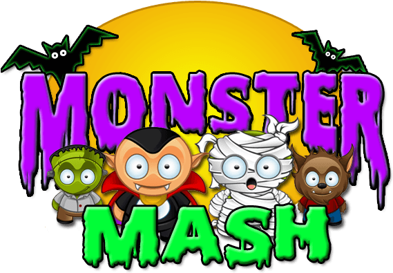 Monster Mash Halloween Party - Monster Mash Halloween Bash (583x420), Png Download