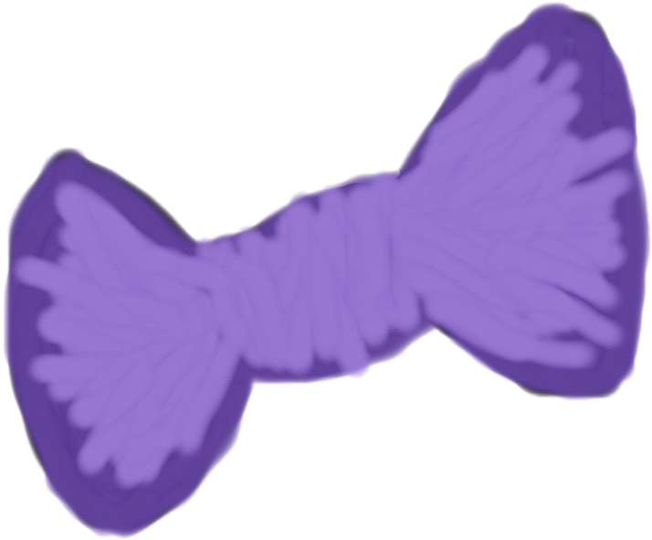Purple Bow Mydrawing Purple Bow Hair Accessory (714x591), Png Download