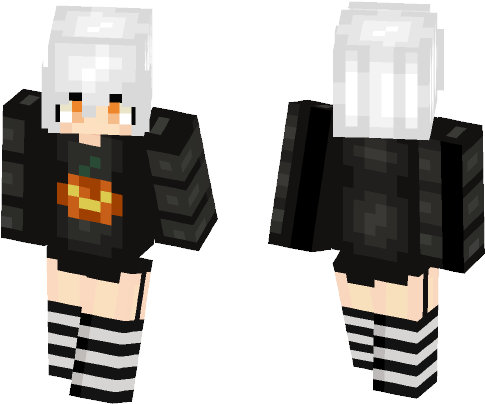 Install ~halloween Pumpkin~ Skin Instruction (584x497), Png Download
