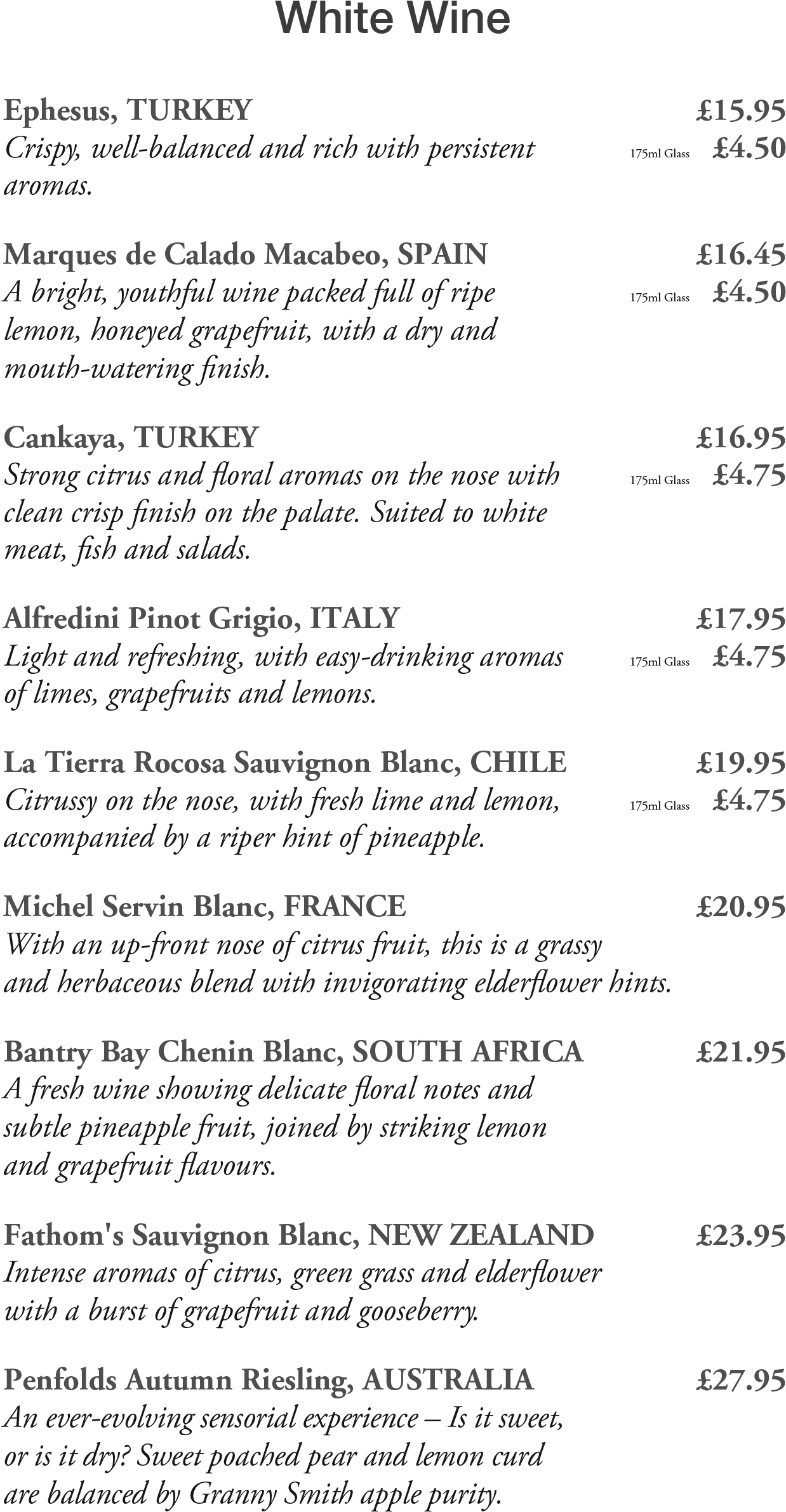 Wine List - Document (1344x2491), Png Download