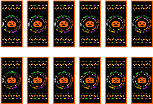 Free "candy Corn" Halloween Party Printables From Printabelle - Free Printable Candy Corn (560x396), Png Download