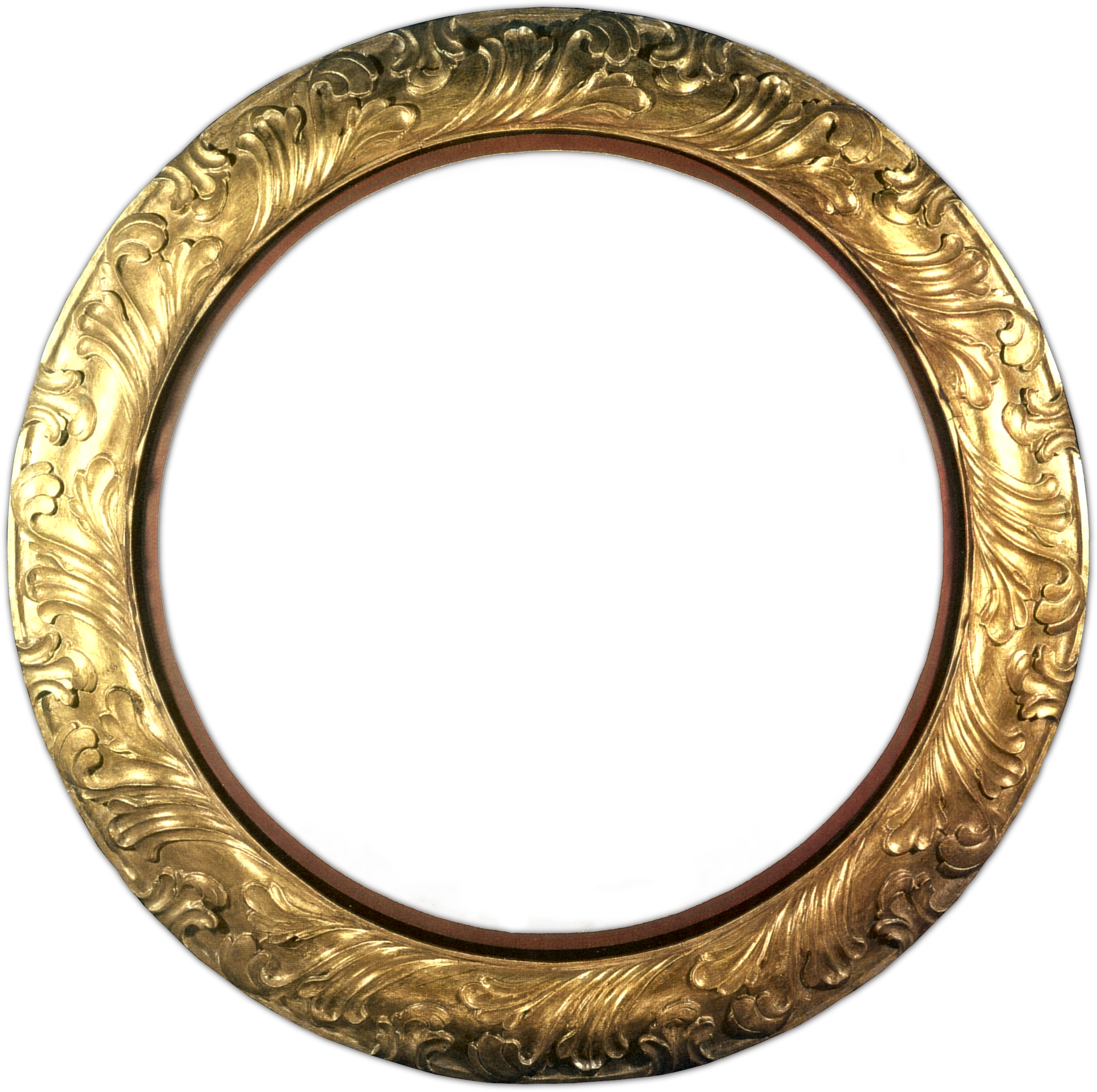 Gold Circle Matted - True Square Sticker 3" X 3" (2260x2224), Png Download