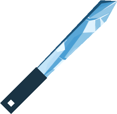 Ice Crystal Machete - Yellow (400x400), Png Download