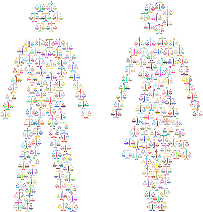 Gender Pay Gap A Social Issue - Gender Equality No Background (688x720), Png Download