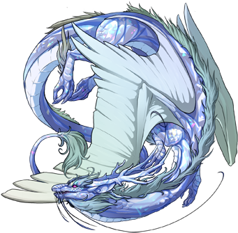 Ice Crystal, Ice Shimmer, Ice Underbelly 150k 9370869 - Cat Love Dragon (350x350), Png Download