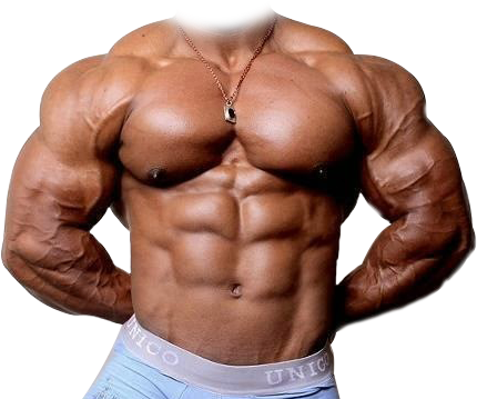 Muscle Man Without Face Png - Sangram Mr Universe (480x800), Png Download