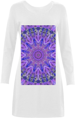 Abstract Plum Ice Crystal Palace Lattice Lace Demeter - Passion Flower (500x500), Png Download