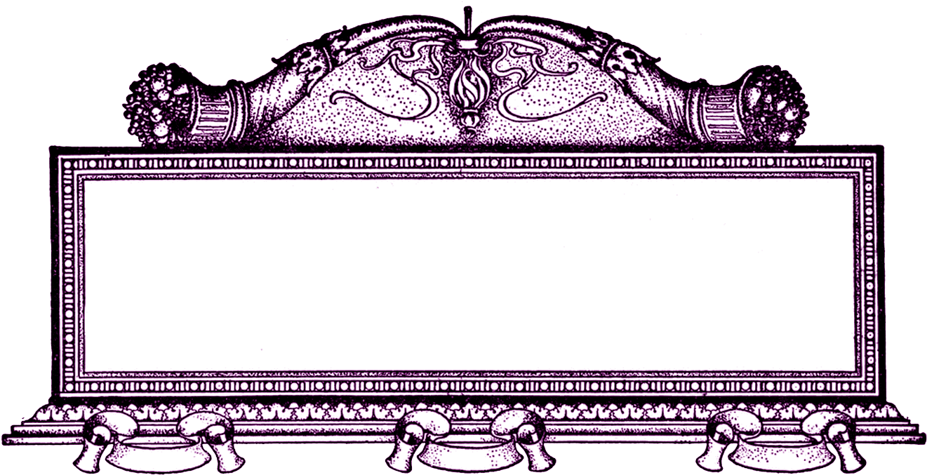 Vintage Digital Stamps Stamp Ornate Frame - Vintage Stampspng (1321x677), Png Download
