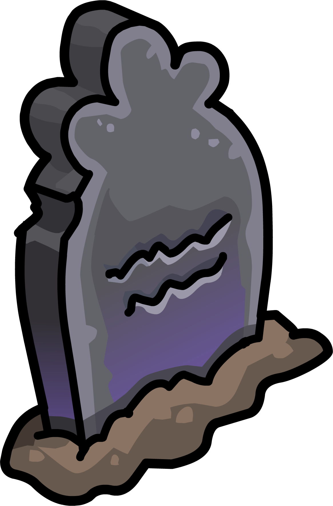 Ornate Tombstone For Infobox - Club Penguin Tombstone (1165x1769), Png Download