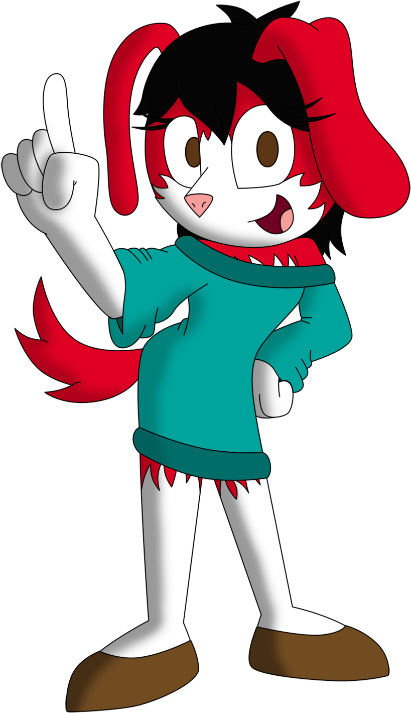 Jenny The Beagle 1 - Sonic Beagle (887x1500), Png Download