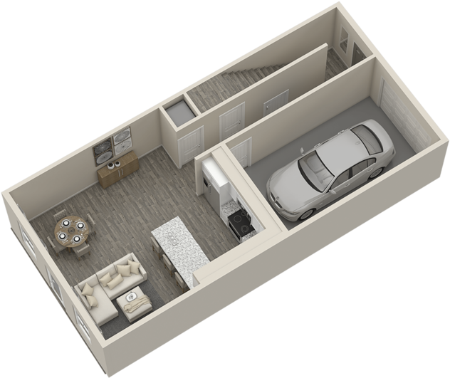 The Magnolia Dollhouse 1b V2-min - Hearth & Hand With Magnolia Wooden Dollhouse With (1000x563), Png Download