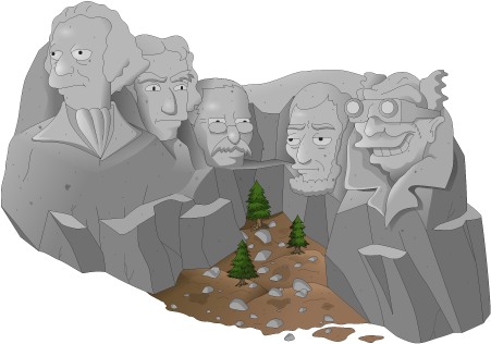 Mount Rushmore National Memorial (460x460), Png Download