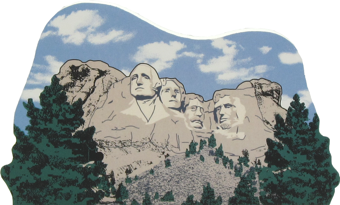 Washington Jefferson Roosevelt And Lincoln (1372x832), Png Download